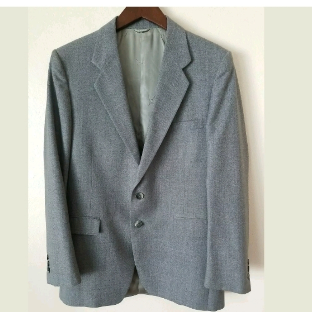 Givenchy Men Tailored 2 Button Blazer Size‎ 40 Gray